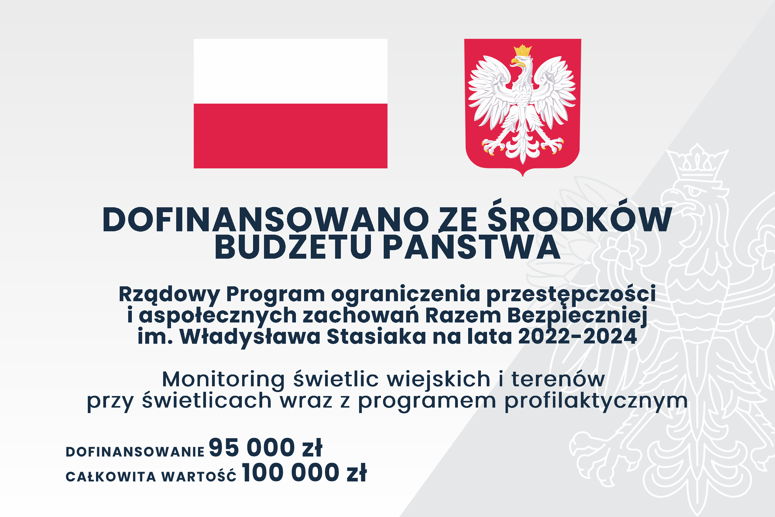 Monitoring świetlic wiejskich i terenów przy świetlicach wraz z programem profilaktycznym